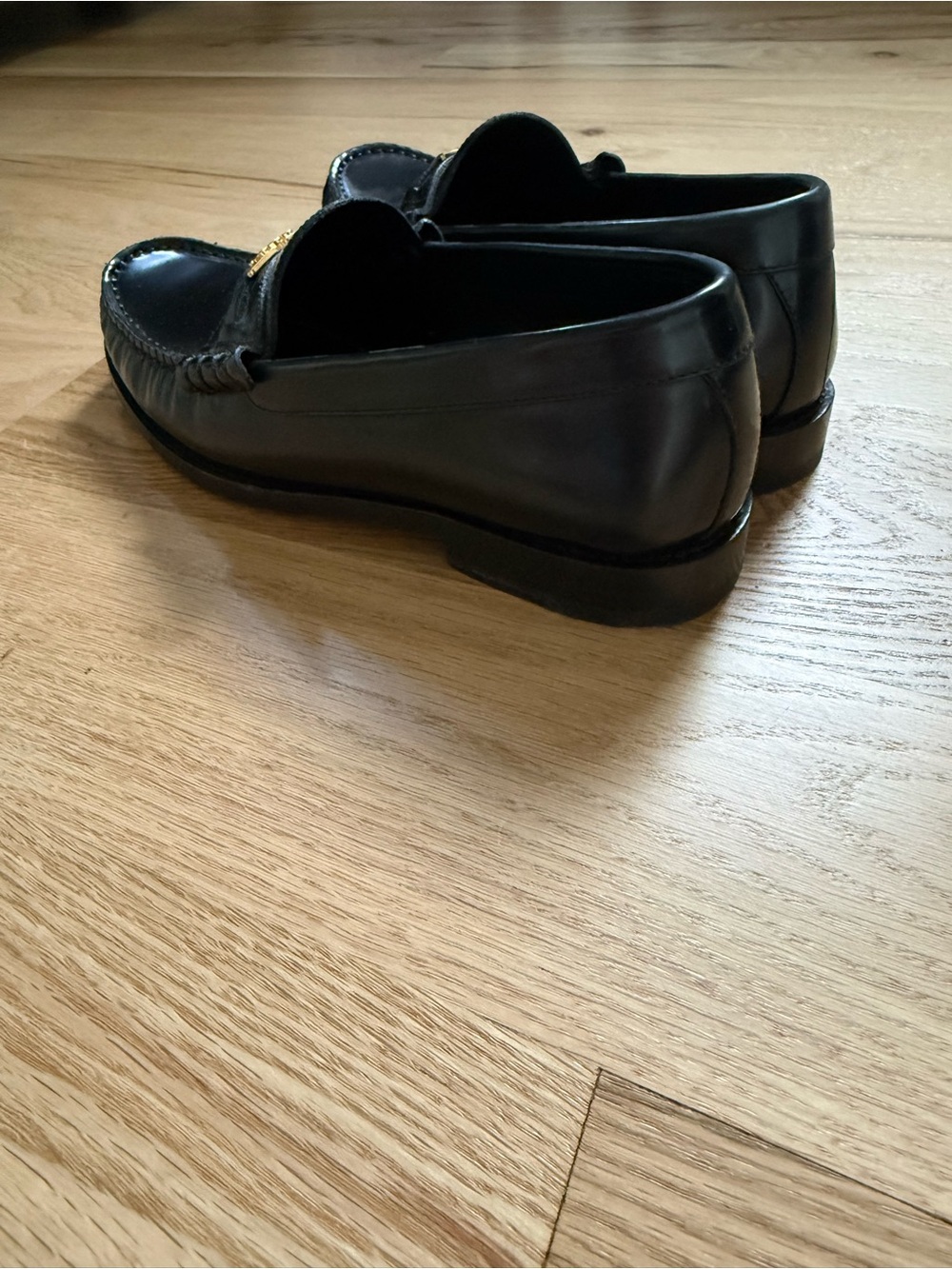 Celine Black Triomphe Loafer - Picture 4 of 6